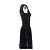 Abito senza maniche in lana blu navy Alaïa - vista 3