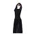 Abito senza maniche in lana blu navy Alaïa - vista 4
