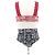 Autre Marque Bikini de dos piezas con estampado Roja - vista 2