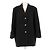 Blazer Ganni negro de algodón