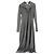 Bottega Veneta Wollkleid Grau Langarm