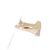 Autre Marque 14-karat solid gold signet ring with diamonds Golden - view 3