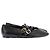 Autre Marque Ballerine nere "Astrid" Nero - vista 2