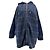 Eric Bompard checked wool jacket with hood blue