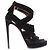 Décolleté Alaïa in suede nero 40 - vista 2
