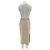 Autre Marque Falda beige de cuero sintético - vista 2