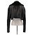 Magda Butrym Shearlingjacke Schwarz - Ansicht 2
