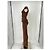 Autre Marque AKARII Bodycon Kleid braun Viscose - Ansicht 4