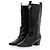 Louis Vuitton Botas de cuero negras Negro