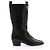 Louis Vuitton Botas de cuero negras Negro - vista 6