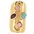 Aurelie Bidermann Ring aus Gelbgold Golden