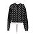Balenciaga Schwarzer Logo Pullover aus Baumwolle M