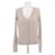 Chloé beige Knopfpullover aus Baumwolle