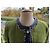 Cappotto Dolce & Gabbana in lino e cotone blu e verde - vista 3