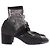 Chanel Botines de tacón de malla Negro - vista 2