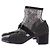 Chanel Botines de tacón de malla Negro - vista 3