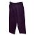 Autre Marque Pantalones JOHANNA PARIS efecto terciopelo morado M Púrpura - vista 2