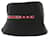 Cappello bucket Prada nero in cotone  - vista 1