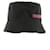Cappello bucket Prada nero in cotone  - vista 4