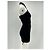 Autre Marque Vestido corto negro con hombros descubiertos ANDREA DAMO - vista 3
