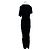 Autre Marque Vestido negro asimétrico - vista 2