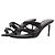 Autre Marque Sandali con tacco "Chic" Nero