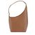 Autre Marque Borsa Tote "Demi lune" in pelle Cammello - vista 2