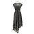Vestido maxi de encaje negro Hermès con cinturón de cuero