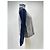 Autre Marque MAJESTIC FILATURES Dreifarbiger Wollpullover Grau - Ansicht 3