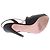 Décolleté aperte in satin nero Prada Taglia 39 - vista 7