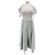 Vestido largo sin mangas a rayas Rosie Assoulin Blanco