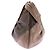 Clutch Fendi To You in pelle e camoscio marrone - vista 4