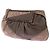 Clutch Fendi To You in pelle e camoscio marrone - vista 5