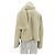 Autre Marque Giacca con sciarpa di lana Beige - vista 2