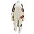 Autre Marque Long cardigan écru ROSE CARMINE avec broderie de fleurs Beige