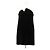 Vestido corto strapless negro Tibi