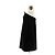 Vestido corto strapless negro Tibi - vista 4
