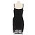 Herve Leger Schwarzes Trägerloses Kurzes Kleid