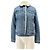 Levi's Jeansjacke mit Kunstfellkragen Blau