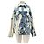 Frame Denim Ausgebleichte Jeansjacke Blau