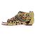 Sandali Giuseppe Zanotti in suede giallo con strass e perle - vista 3