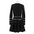 Alaïa Skaterkleid aus Wolle schwarz langarm - Ansicht 2