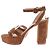 Gianvito Rossi Sandali con tacco in camoscio Marrone - vista 3