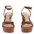 Gianvito Rossi Sandali con tacco in camoscio Marrone - vista 4