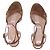 Gianvito Rossi Sandali con tacco in camoscio Marrone - vista 6