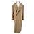 Autre Marque Abrigo largo beige de lana