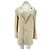 Autre Marque Beige Blazer mit feinen Streifen