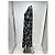 DMN Vestido camisa negro estampado en seda - vista 4