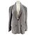 Isabel Marant Etoile Wollblazer Karo grau