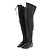 Botas altas de cuero negras Bally Negro